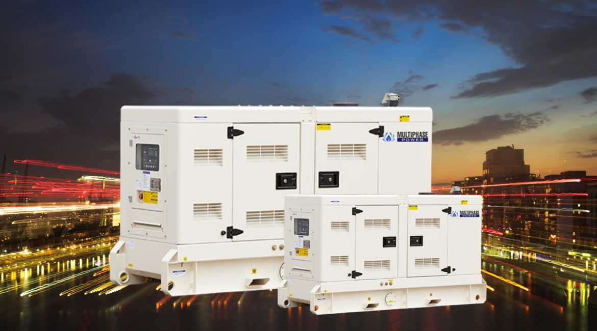 How does a silent diesel generator work