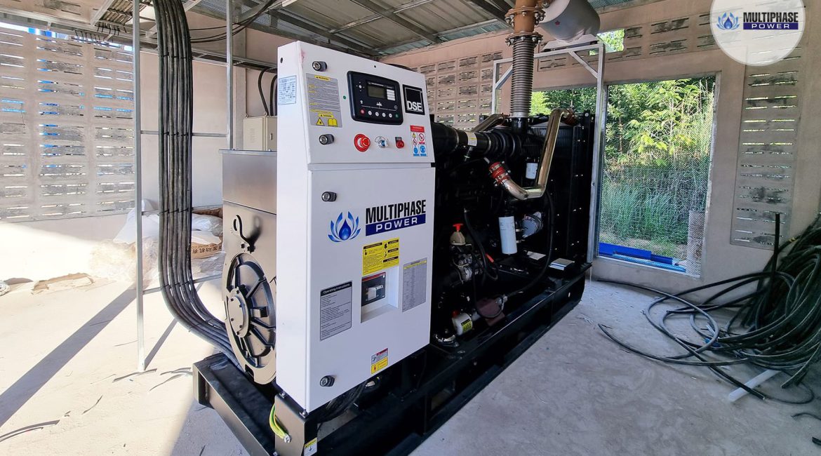 Supply Multiphase Power Diesel Generator Set at Chicken Farm in Sa Kaeo