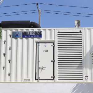 Supply Diesel Generator Set and Delivery to Khlong Yai Phuean Water Pumping Station Project
Generator Brand: Multiphase Power (Container Type Generator)
Generator Model: MPC1250SC (1250 kVA)