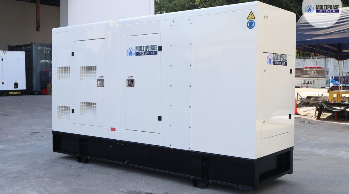 Scope of Work: Supply Multiphase Power Diesel Generator Set with ATS
Generator Brand: Multiphase Power (Silent Type Generator)
Generator Model: MPL250SC (250 kVA)
Engine: SDEC 6DTAA8.9-G23
Alternator: Leroy Somer TAL-A46-C
Controller: DSE6120
Year: 2023