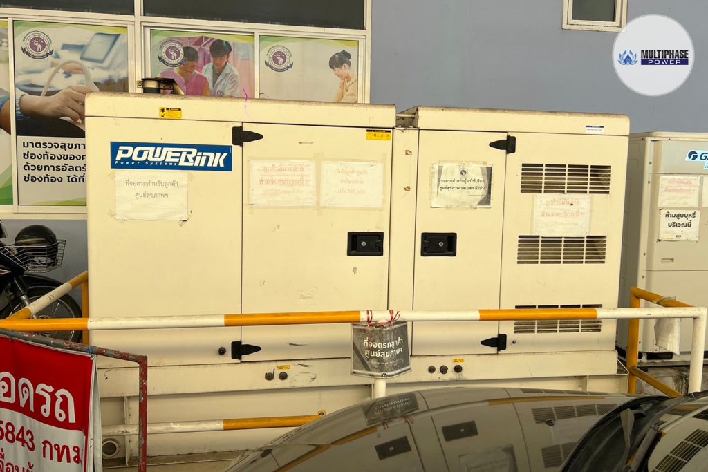 Replacement a Battery Charger of Diesel Generator Set for Wellness Center Lampang