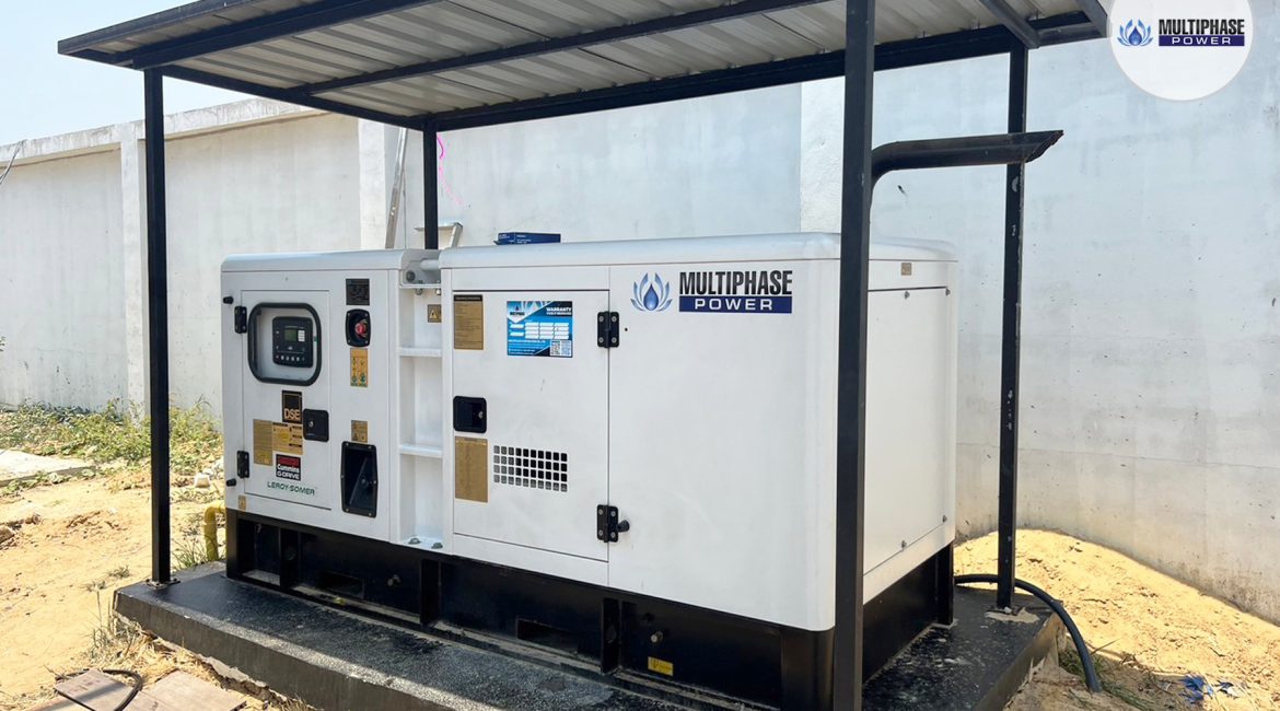 Multiphase Power Generator With ATS and Installation