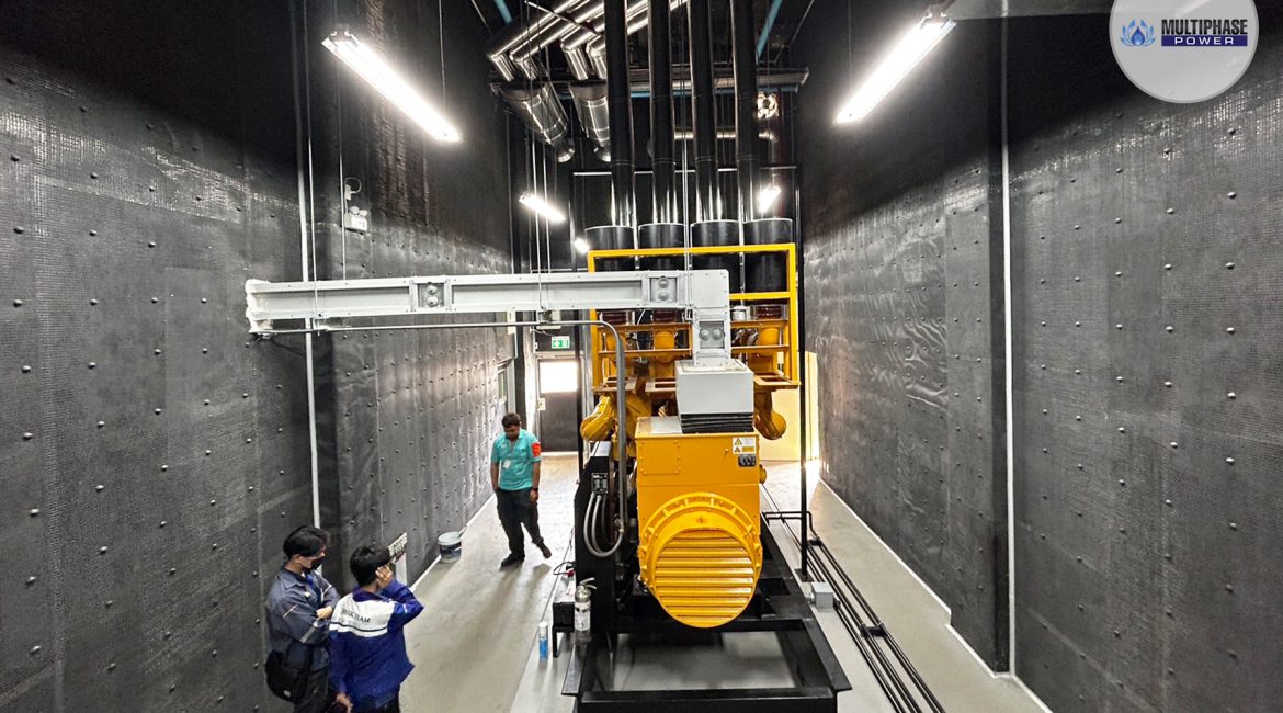 Supply Open Type Generator 1500 kVA at Rangsit Pharmaceutical Plant, Pathum Thani