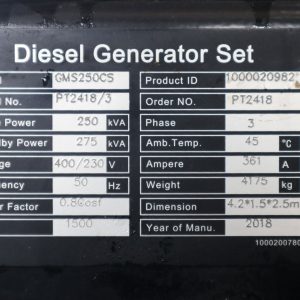 Multiphase Power generator - Silent diesel generator