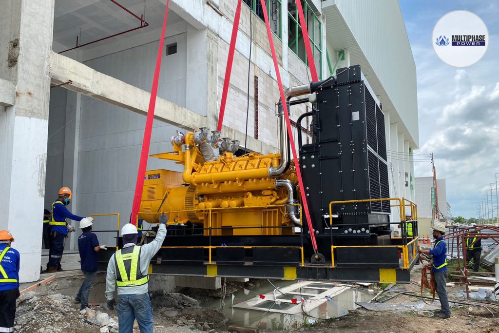 Supply Open Type Generator 1500 kVA at Rangsit Pharmaceutical Plant, Pathum Thani