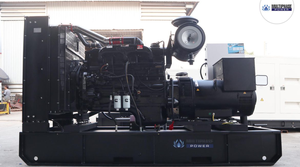 open type 400kva generator by multiphase power brand
