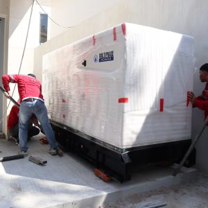 150 kVA Diesel Generator - Multiphase Power GMS150CS Model for Private Home in Pattaya by Multiphase Power. Tel: 02-168-3193-5 #109