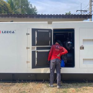 โรงเรียนการบิน กำแพงแสน เครื่องกำเนิดไฟฟ้าดีเซล 500 kVA - ผลงานเครื่องกำเนิดไฟฟ้ามัลติเฟส พาวเวอร์