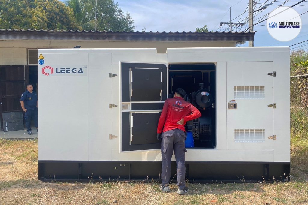 Kamphaeng Saen Flying Training School - Supply Multiphase Diesel Generator Set 500 kVA