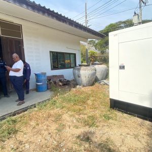 โรงเรียนการบิน กำแพงแสน เครื่องกำเนิดไฟฟ้าดีเซล 500 kVA - ผลงานเครื่องกำเนิดไฟฟ้ามัลติเฟส พาวเวอร์