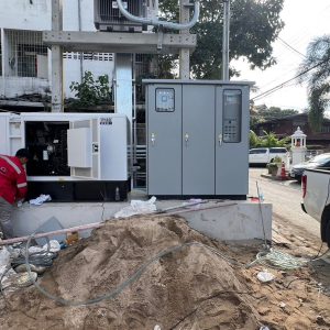 Multiphase Power Diesel Generator and Installation at Away Chiang Mai Thapae Resort