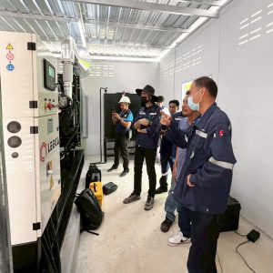 Supply 3 Phase Diesel Generator Set with Installation - จำหน่ายเครื่องกำเนิดไฟฟ้าดีเซล 440 KVA พร้อมติดตั้ง
