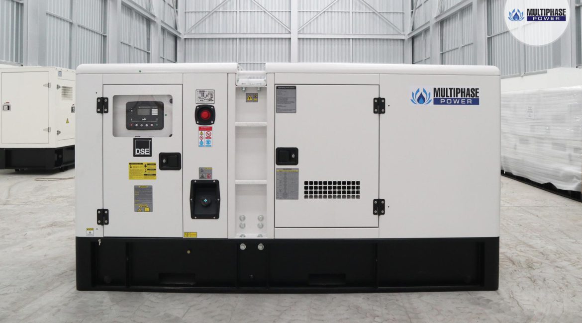 Multiphase Power Generator MPY110C; stock diesel generator ready for delivery and installation