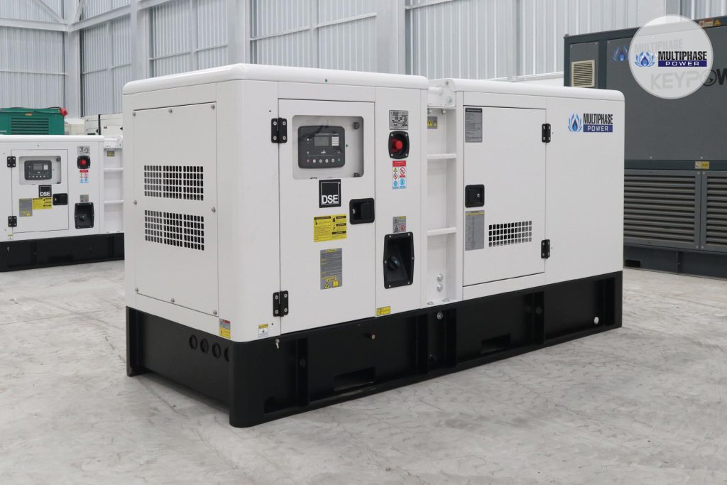 สต็อคเครื่องกำเนิดไฟฟ้าพร้อมส่ง พิกัด Standby Power: 88 kw / 110 kva (เครื่องกำเนิดไฟฟ้าตู้ครอบเก็บเสียง)