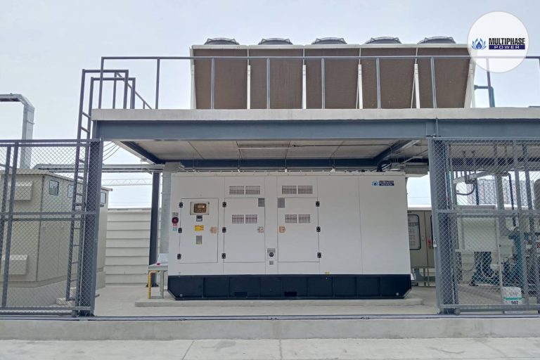 Supply 500 kVA Multiphase Power Diesel Generator Set for Nim Express Project จำหน่ายเครื่องกำเนิดไฟฟ้าตู้ครอบเก็บเสียง 500 KVA ที่หน้างาน Nim Express
