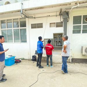 Supply 3 Phase Diesel Generator Set with ATS and Installation at Chiang Mai