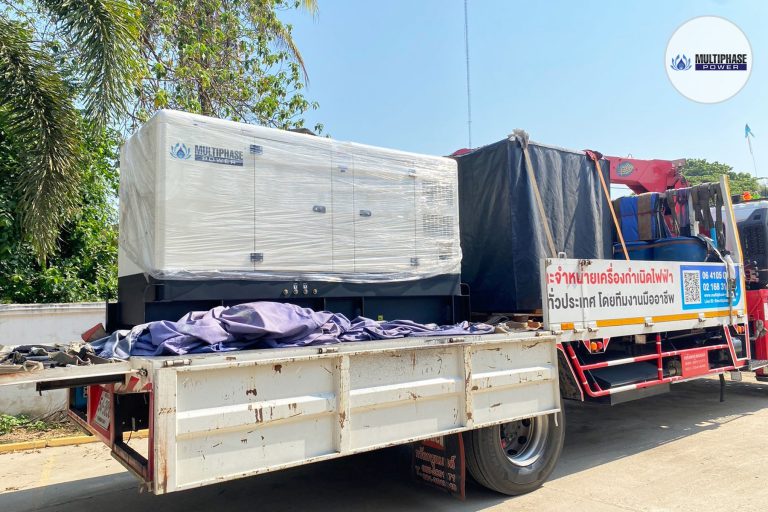 Supply 3 Phase Diesel Generator Set with ATS and Installation at Chiang Mai